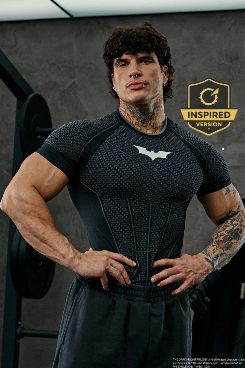 YOUNGLA Batman Compression (Inspired Version) Short Sleeve