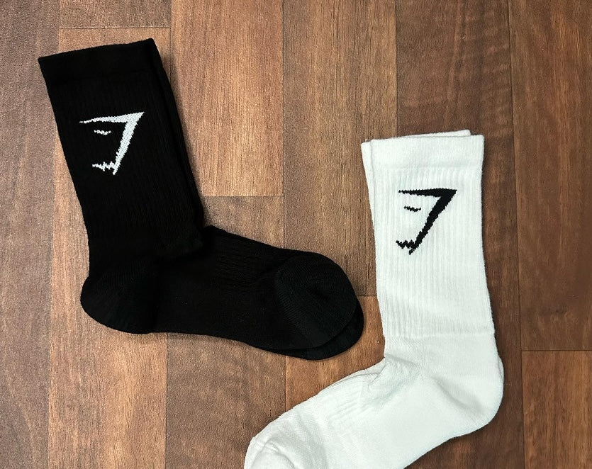 Comfortable GYMSHARK Crew Socks