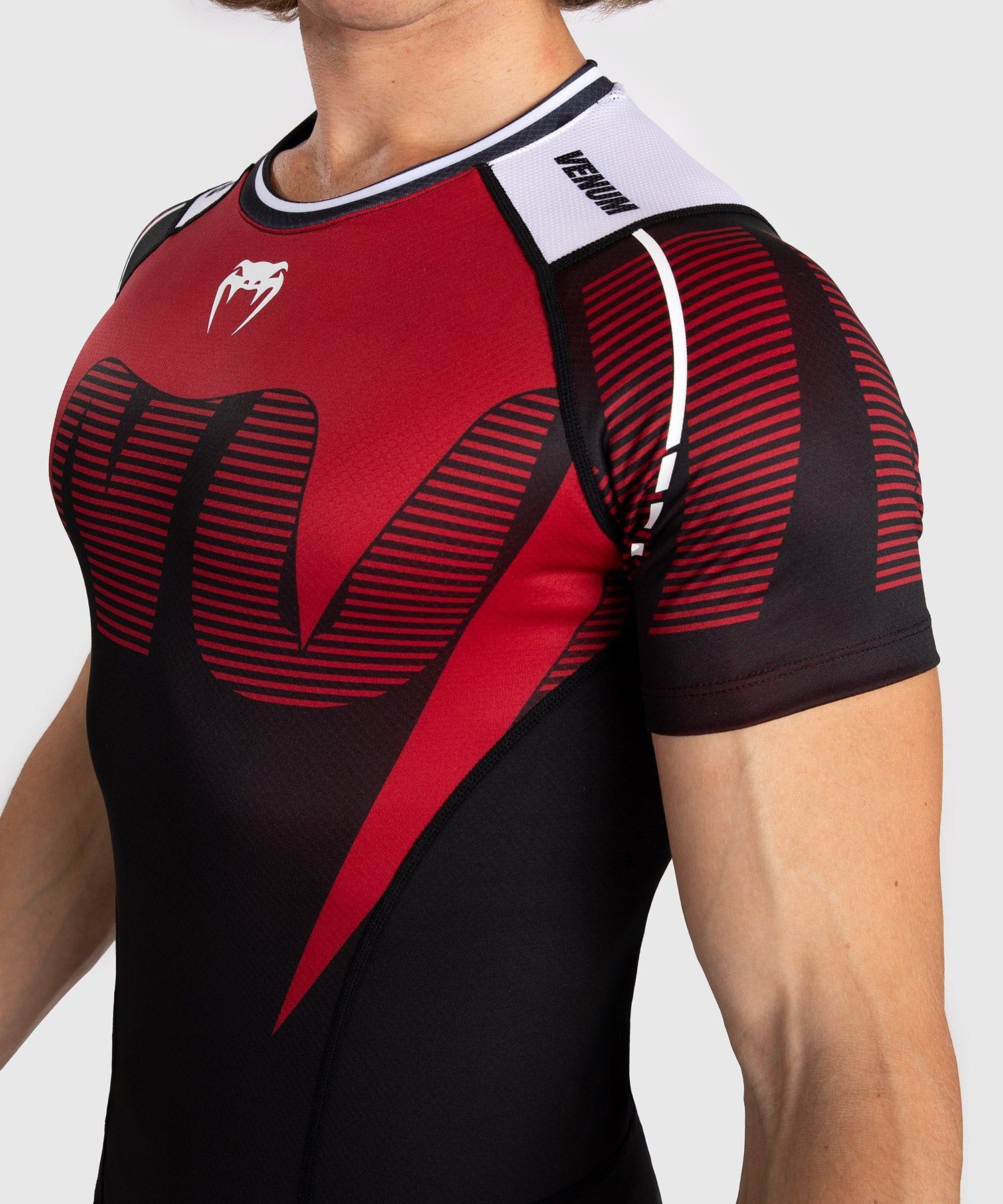 Venum Adrenaline Red Men's Short Sleeve Rashguard