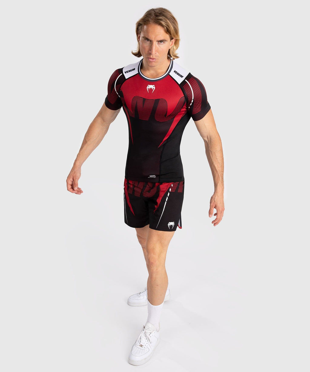 Venum Adrenaline Red Men's Short Sleeve Rashguard
